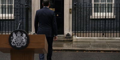 BURNHAM WALKING TO NUMBER TEN