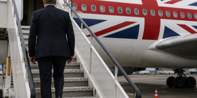 Keir Starmer Getting On A Plane