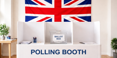 UK POLLING BOOTH